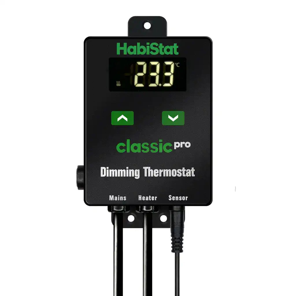 HabiStat Classic Pro Dimming Thermostat Black