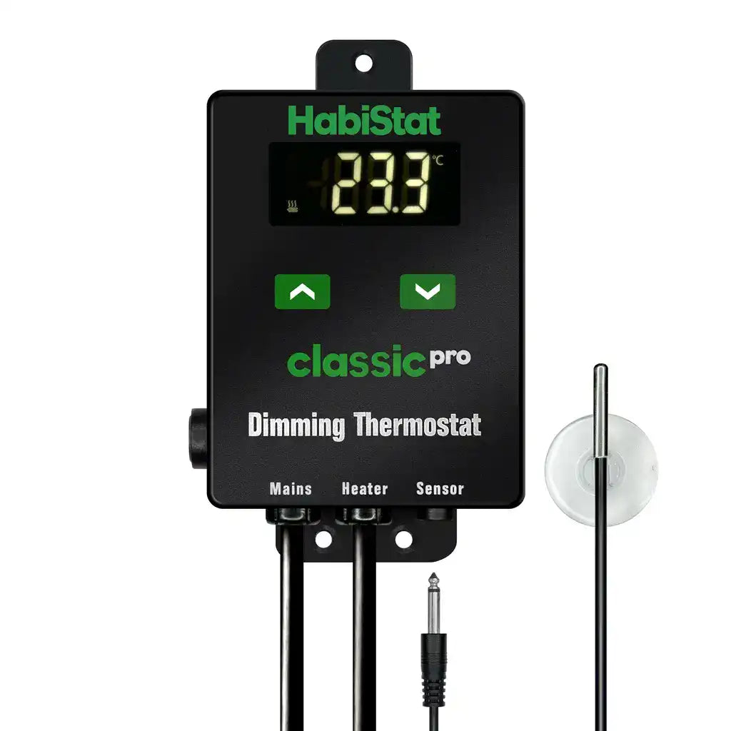 HabiStat Classic Pro Dimming Thermostat Black