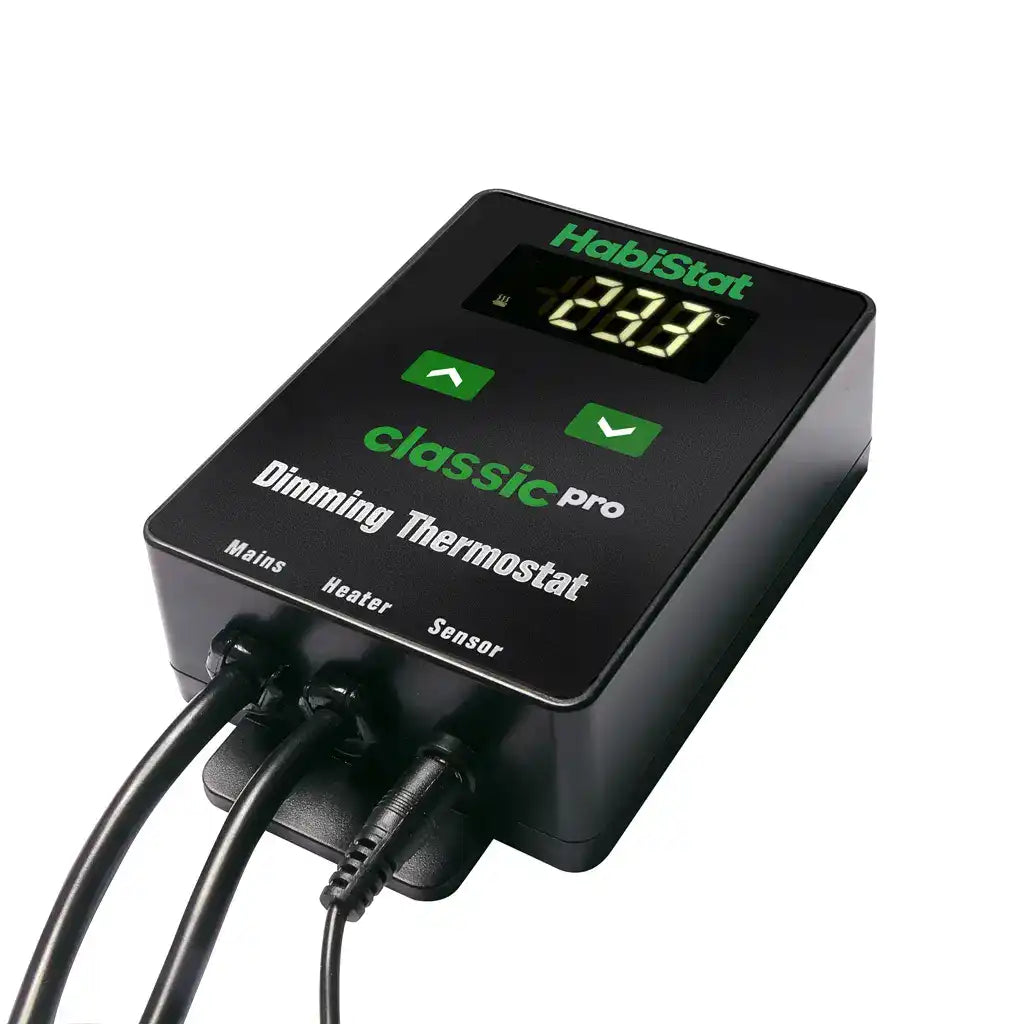 HabiStat Classic Pro Dimming Thermostat Black