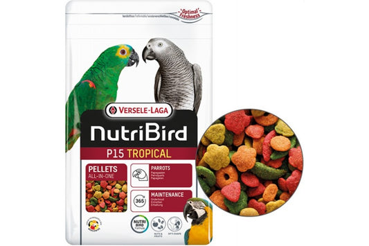 Versele Laga NutriBird P15 Tropical Parrot Pellets 1kg