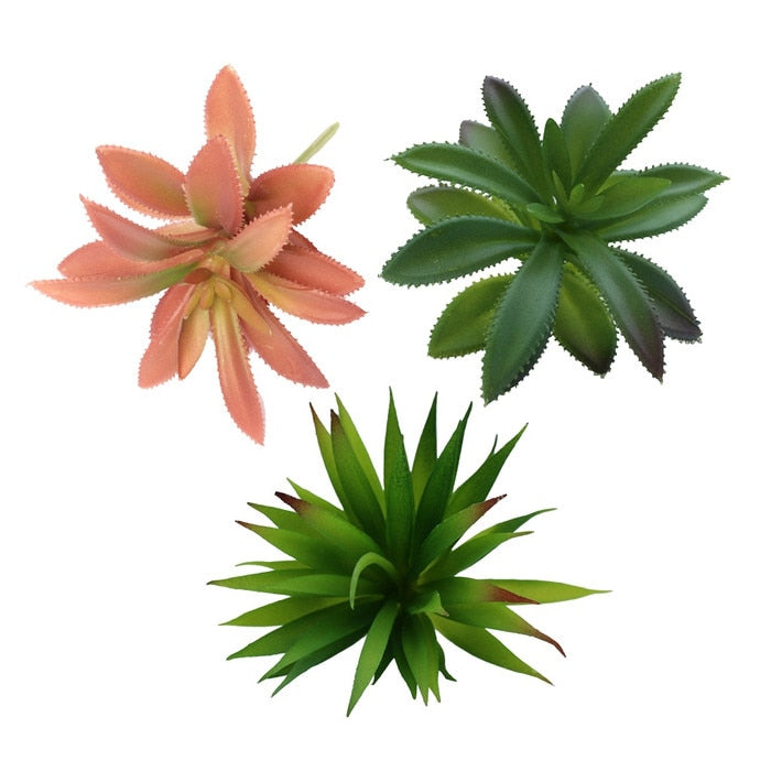HabiStat Artificial Plant Succulent 3 Pack