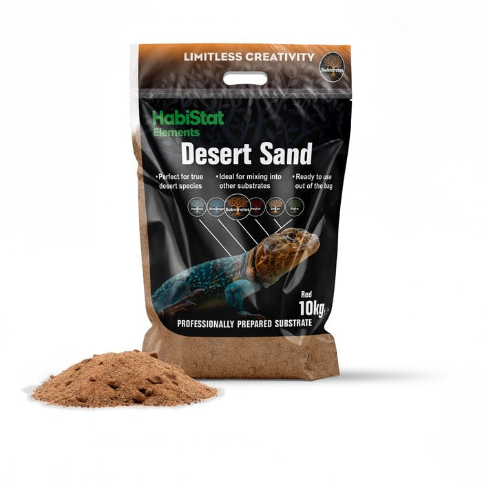 HabiStat Desert Sand Substrate Red 10kg