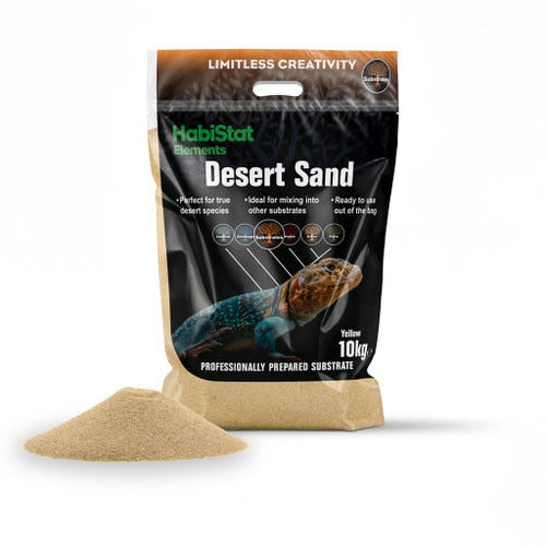 HabiStat Desert Sand Substrate Yellow 10kg