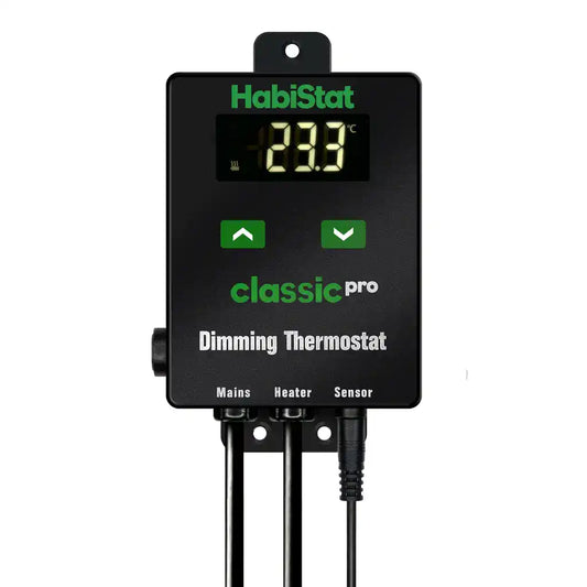 HabiStat Classic Pro Dimming Thermostat Black