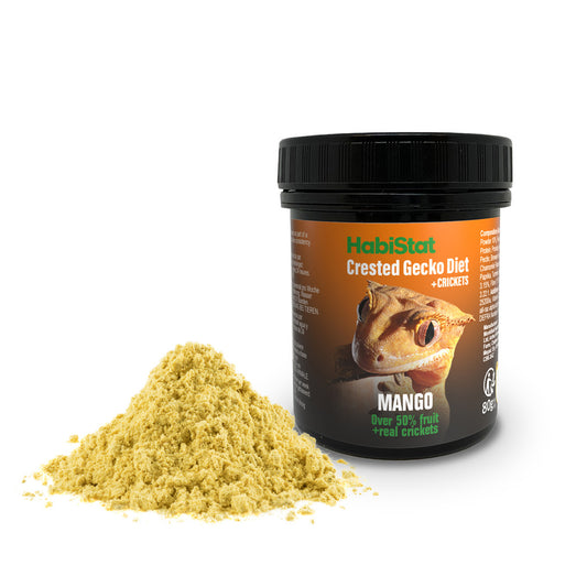 Habistat Crested Gecko Diet Mango With Crickets 80g