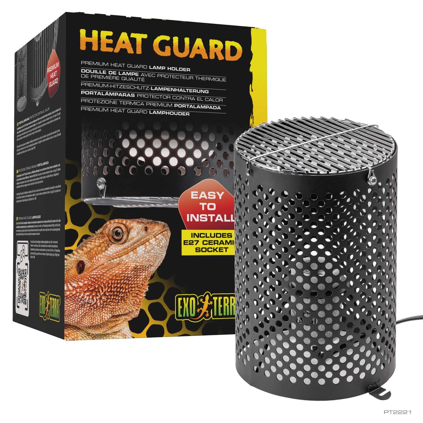Exo Terra Lamp Holder + Heat Guard Combined