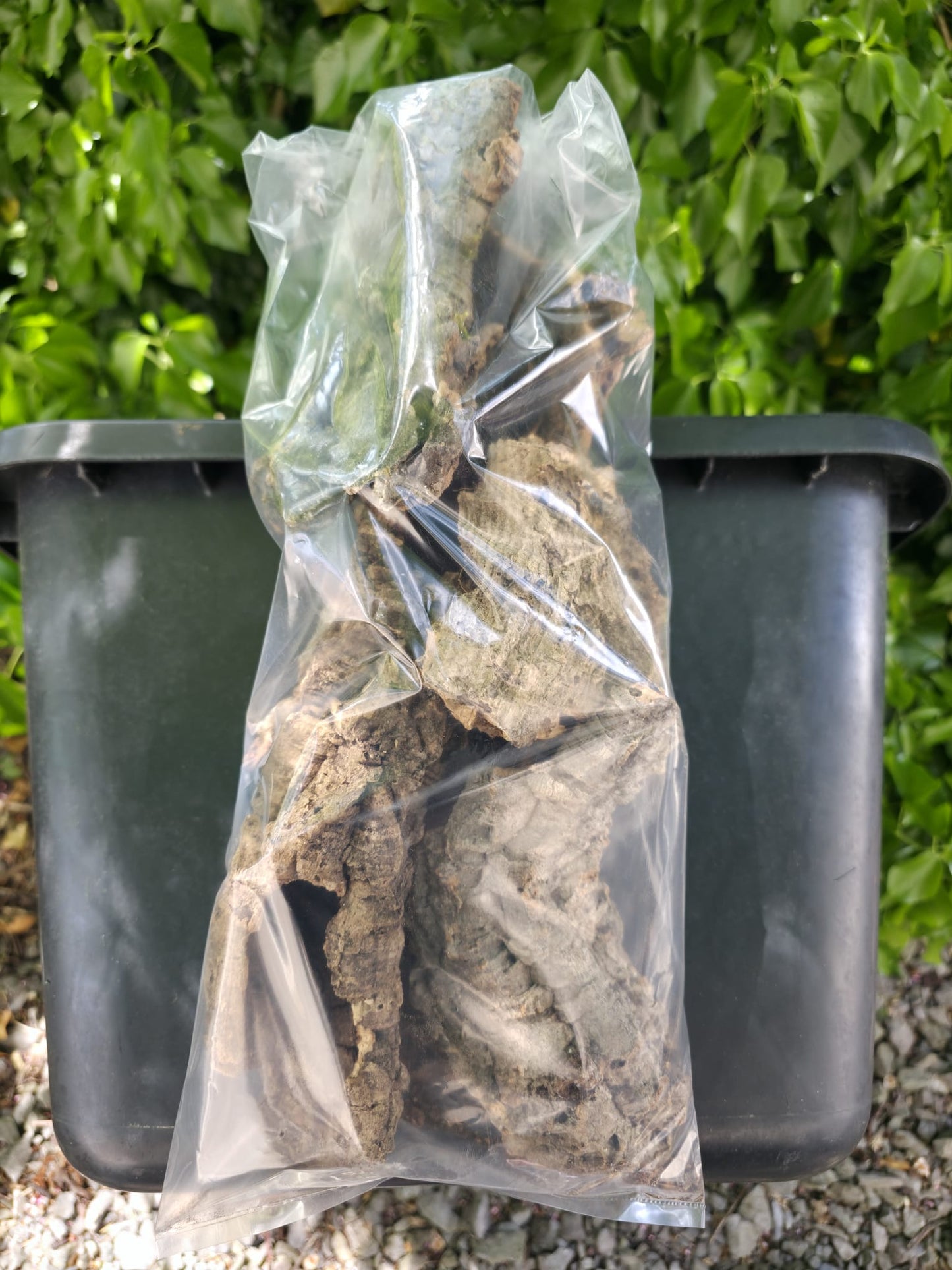 Cork Bark Bag of Bits