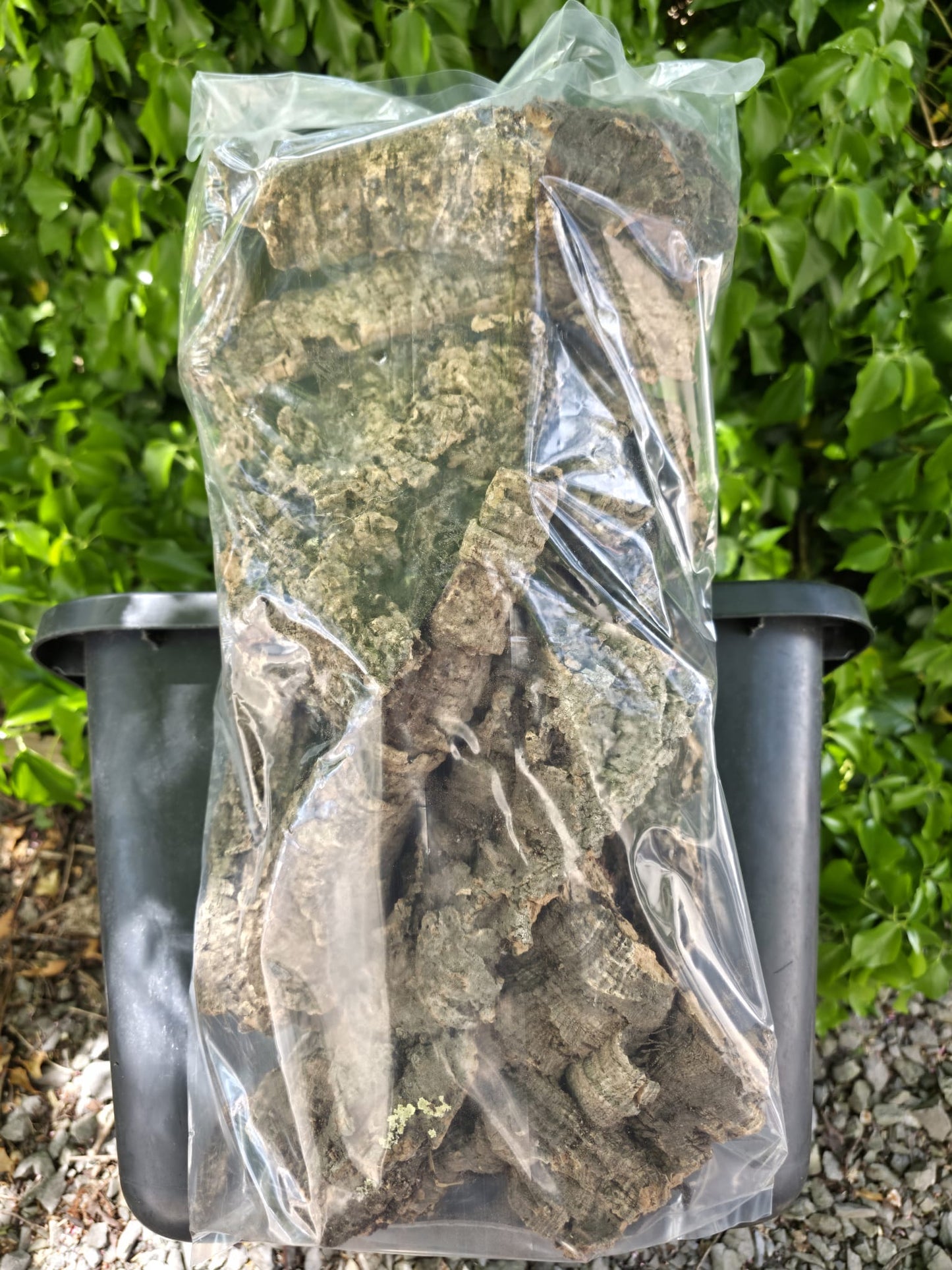 Cork Bark Bag of Bits