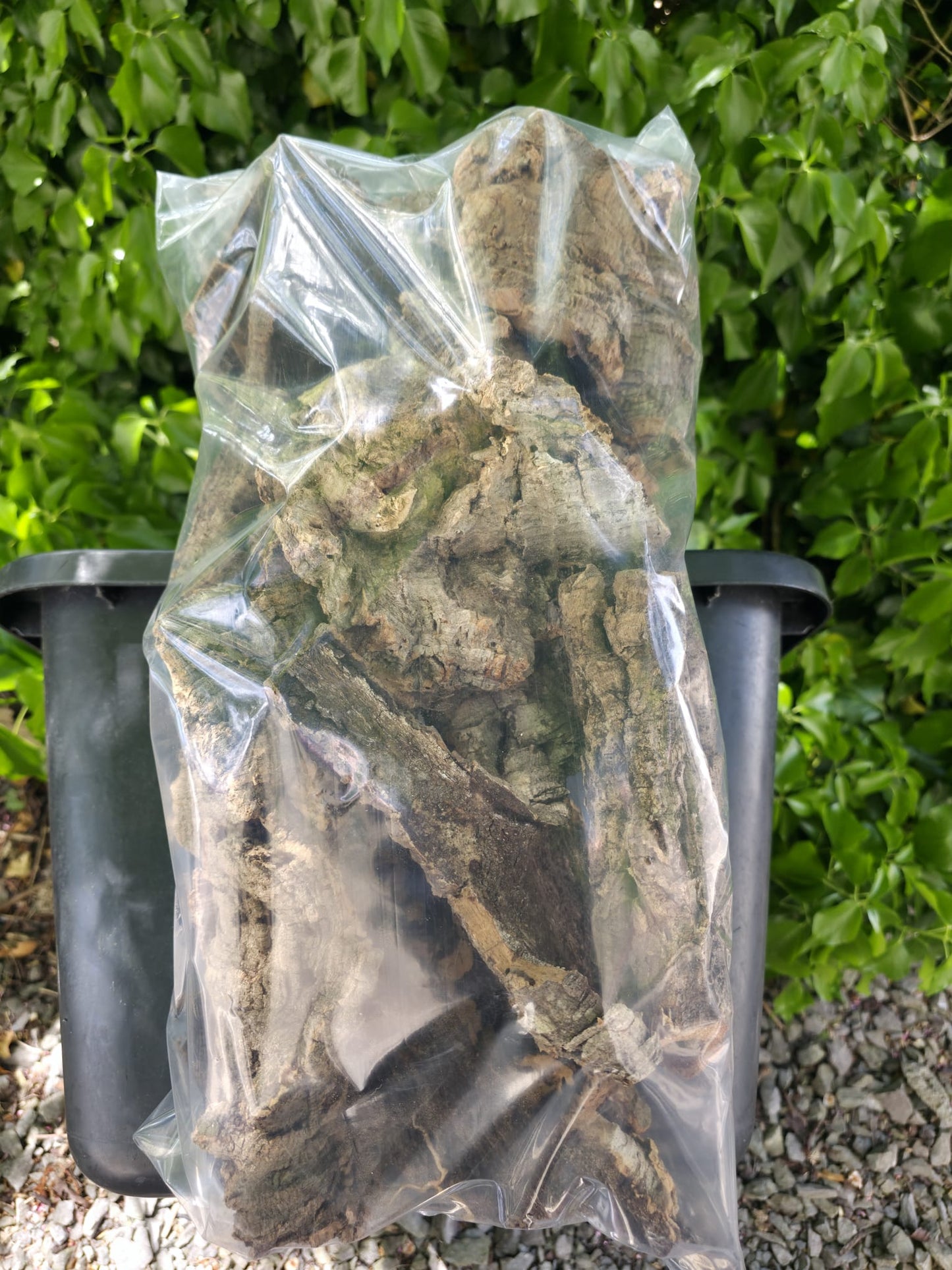 Cork Bark Bag of Bits