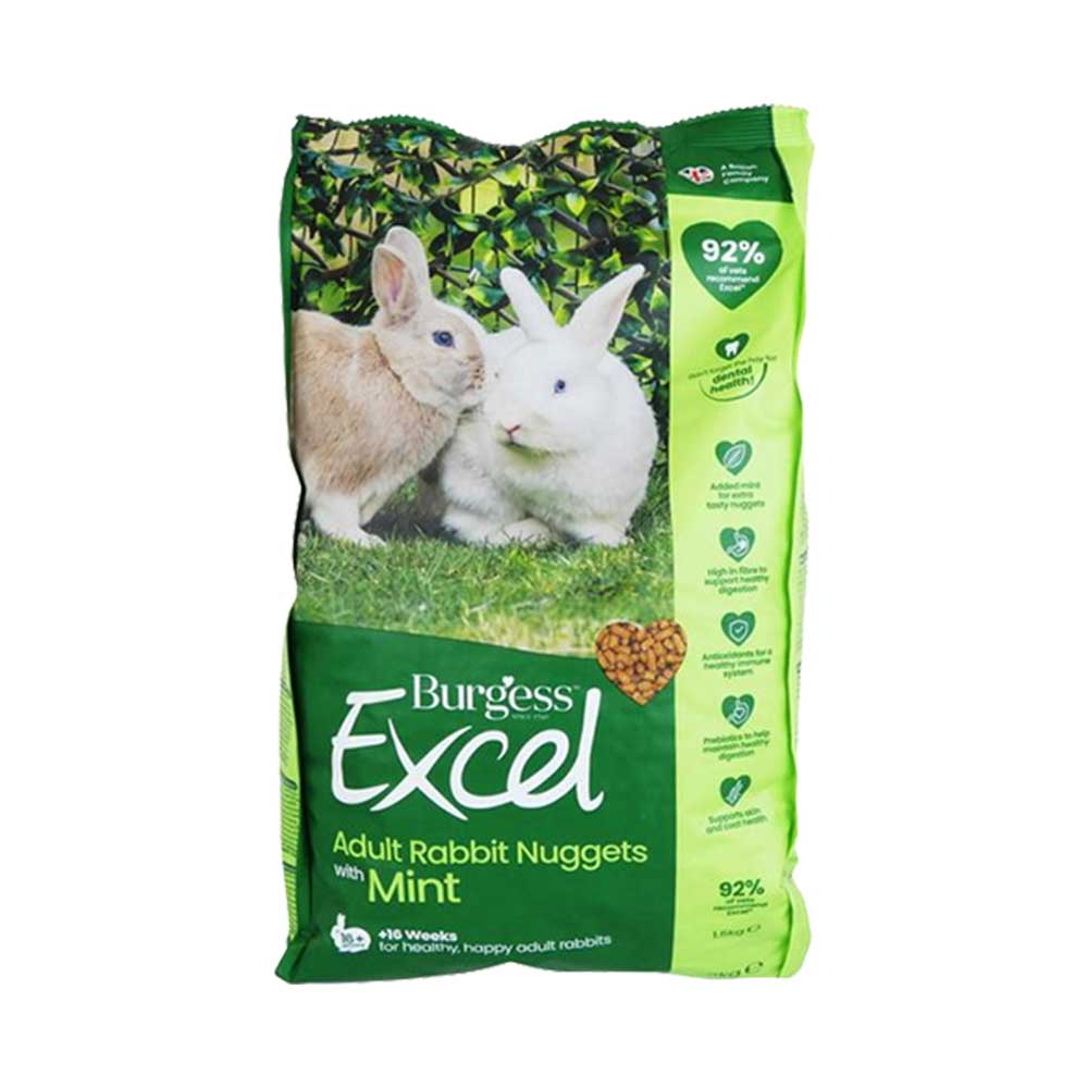 Burgess Excel Rabbit 16wk Mint 10kg