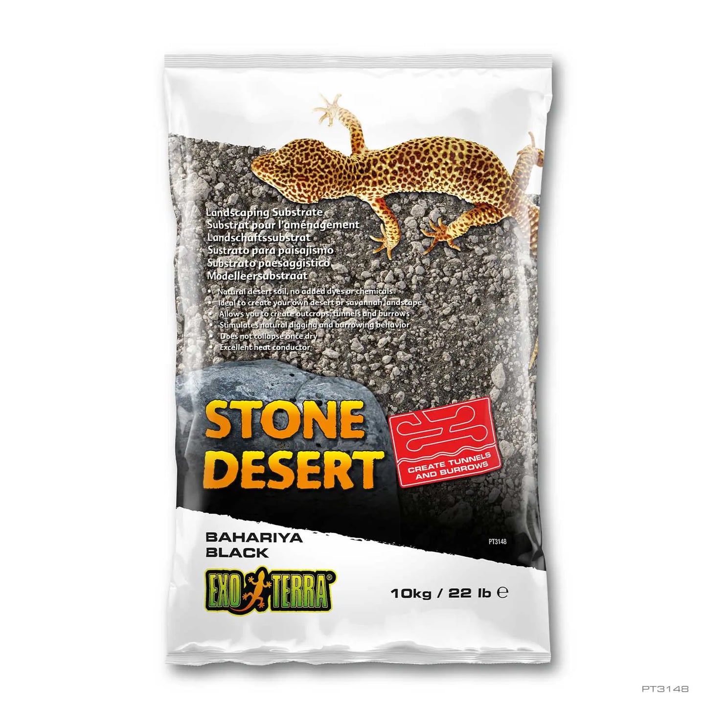 Exo Terra Black Stone Desert Substrate 10kg
