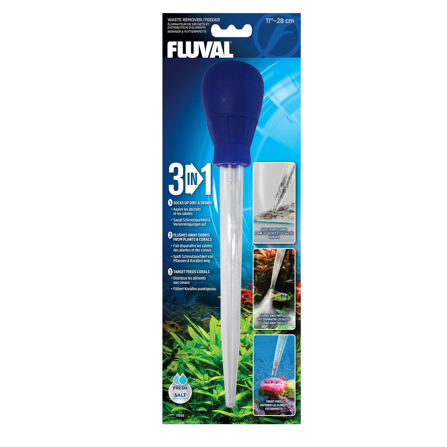 Fluval 3-in-1 Waste Remover/Feeder